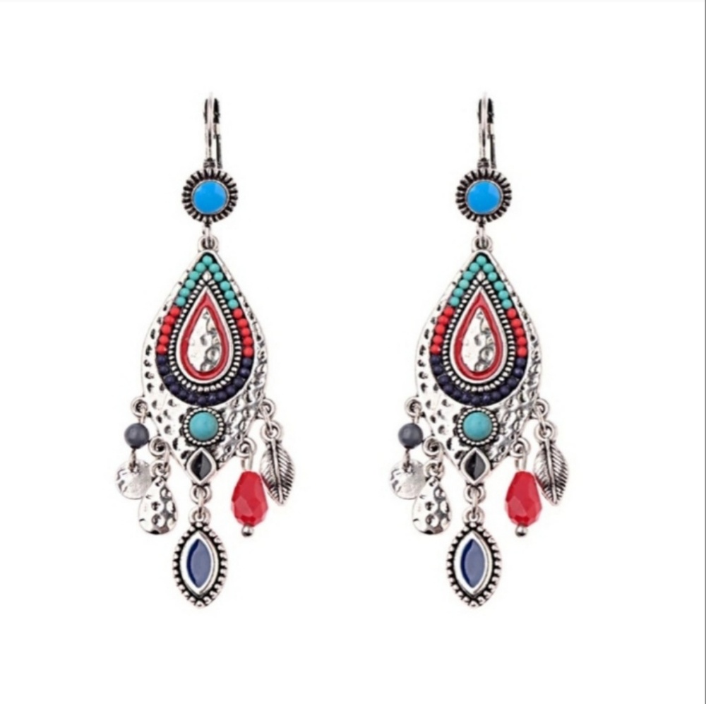 2/$18❤Bohemian vintage water Drop Earrings❤